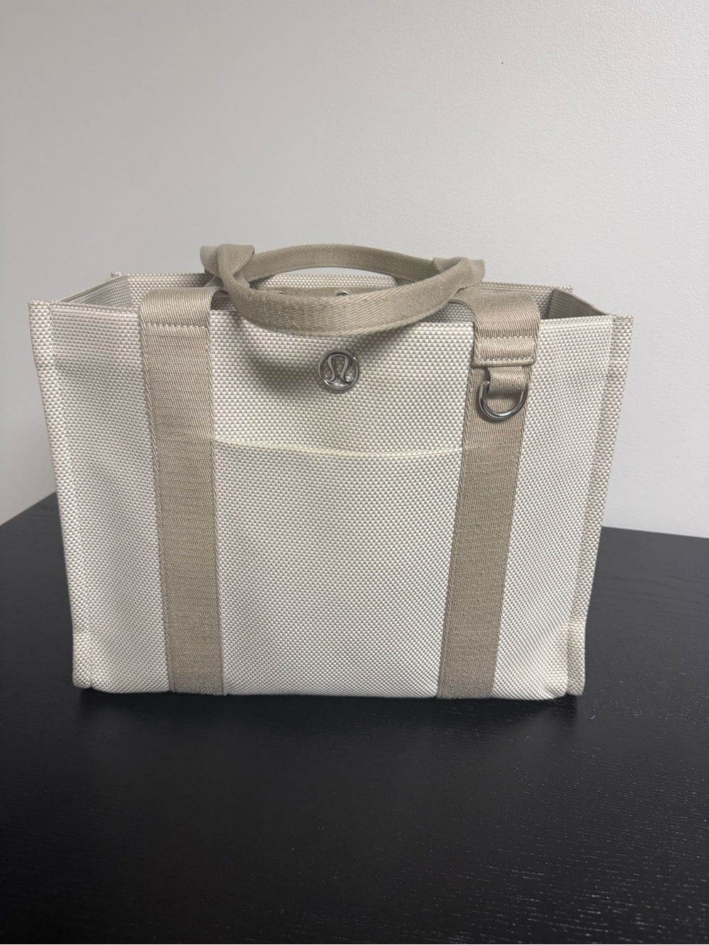 lululemon two tone canvas tote